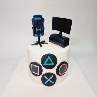 5inch Gaming Computer And Chair Cake