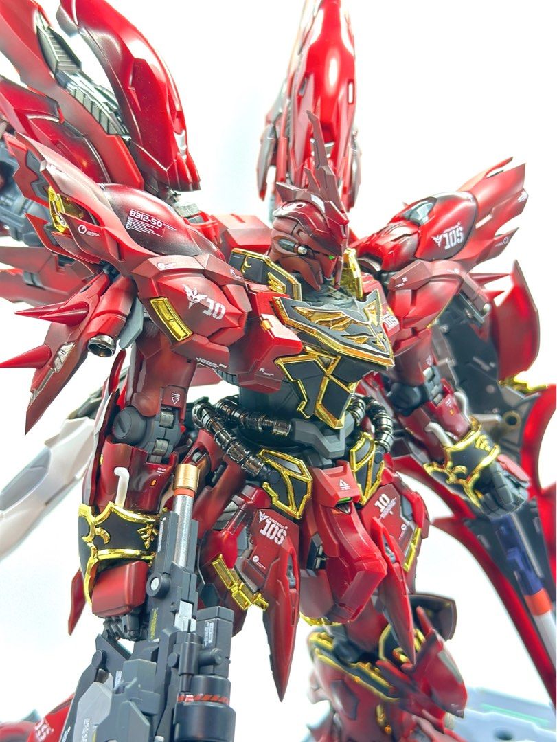 高達全上色完成品職人義1/100 mg sinanju 新安洲Bandai rg pg 144 60