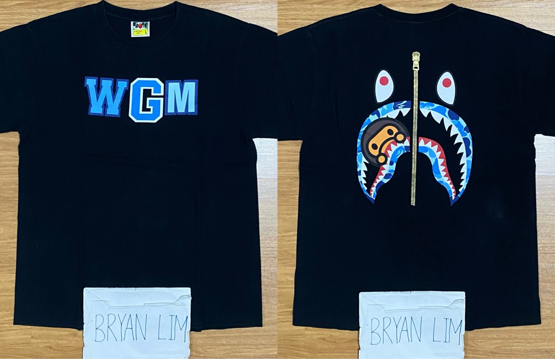 Bape baby milo shark tee sales