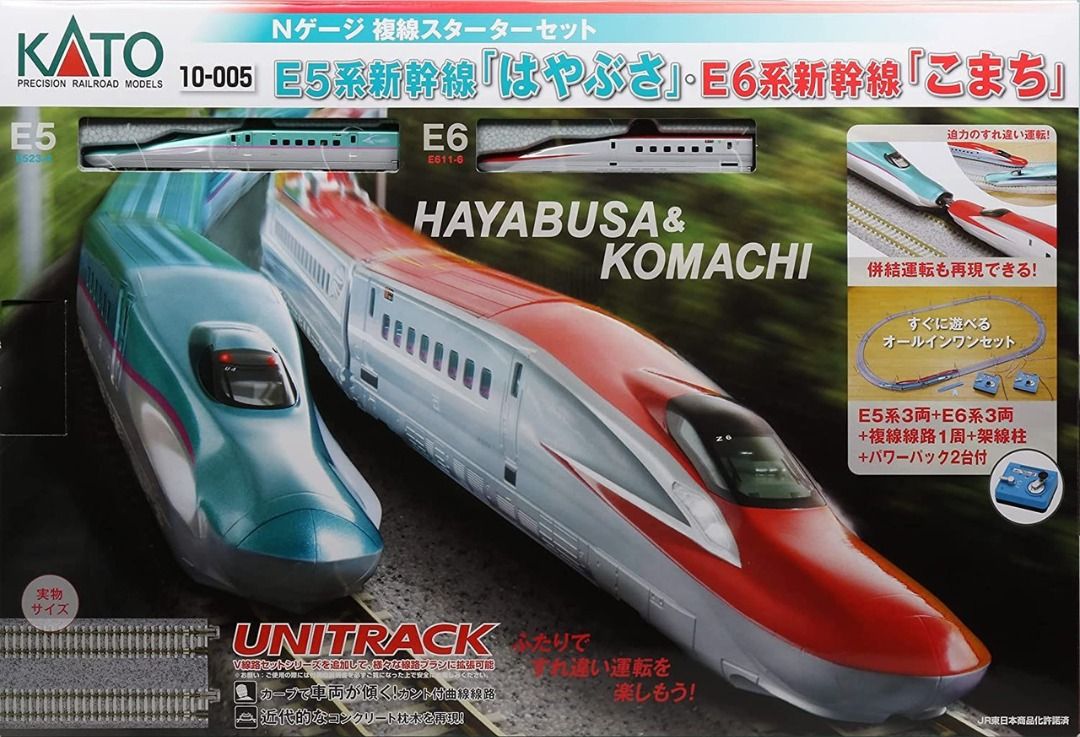訂] TOMIX 90186 E5 新幹線/KATO 10-011 E5/ KATO 10-005 雙軌E5 E6