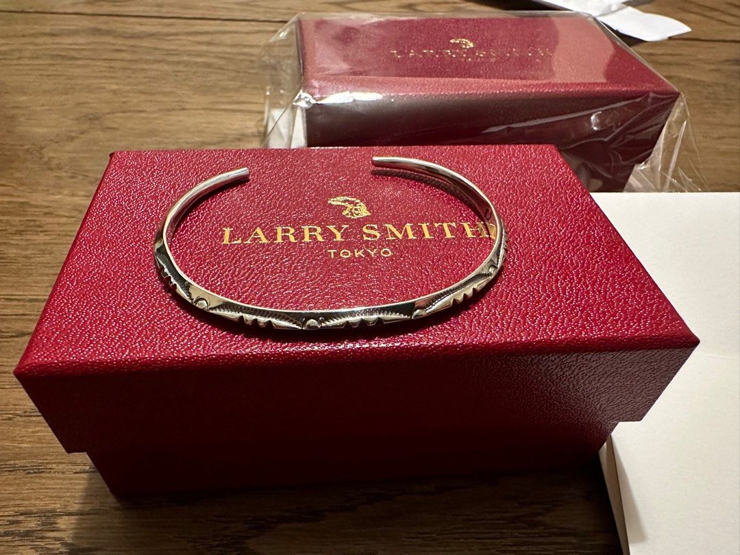 罕有全新現貨larry smith 3 points bracelet extra thin bangle 0.3 厚