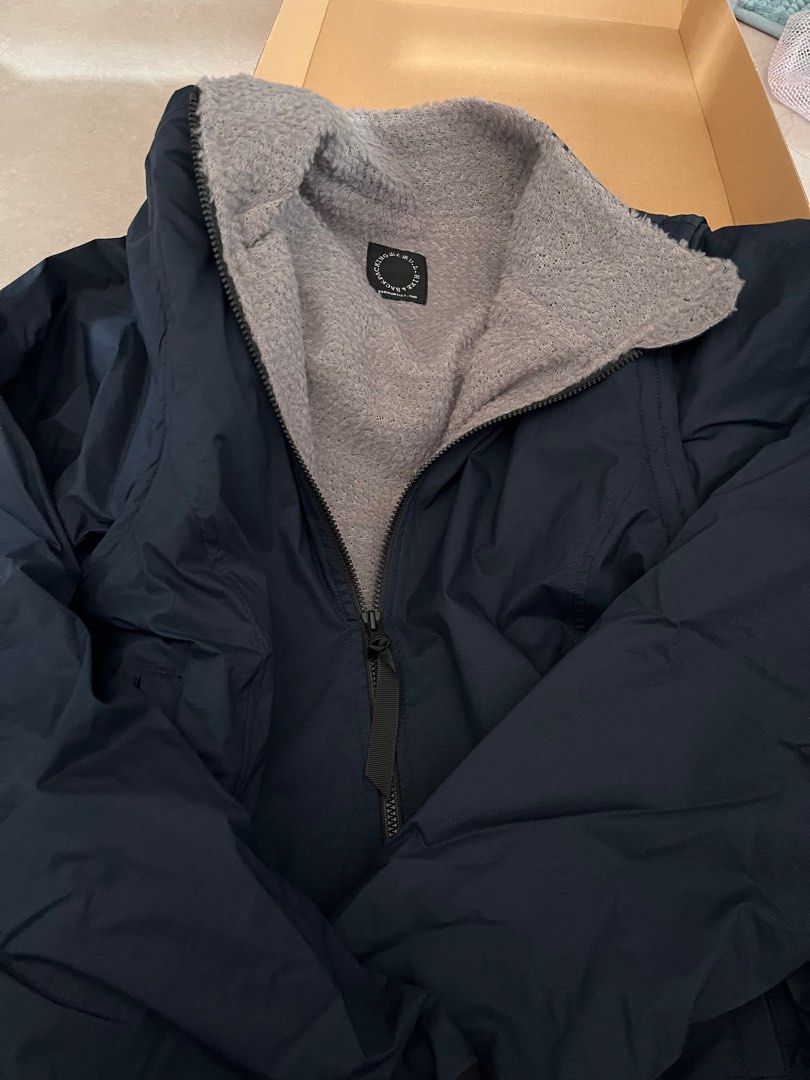 山と道Yamatomichi light alpha vest / jacket - navy - M size