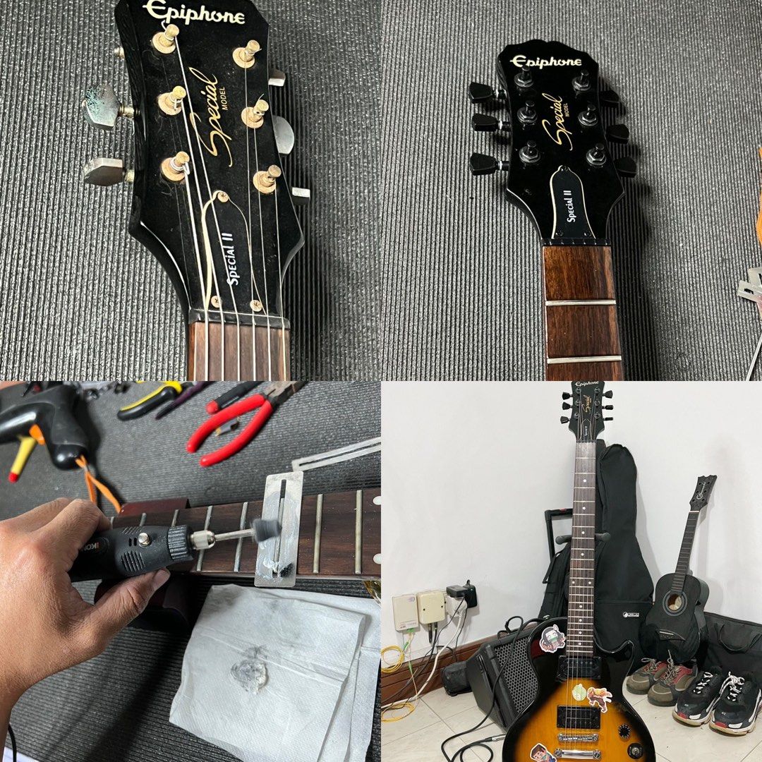 Acoustic Guitar/Electric Guitar/Ukulele/Bass Repair, Refurbishment