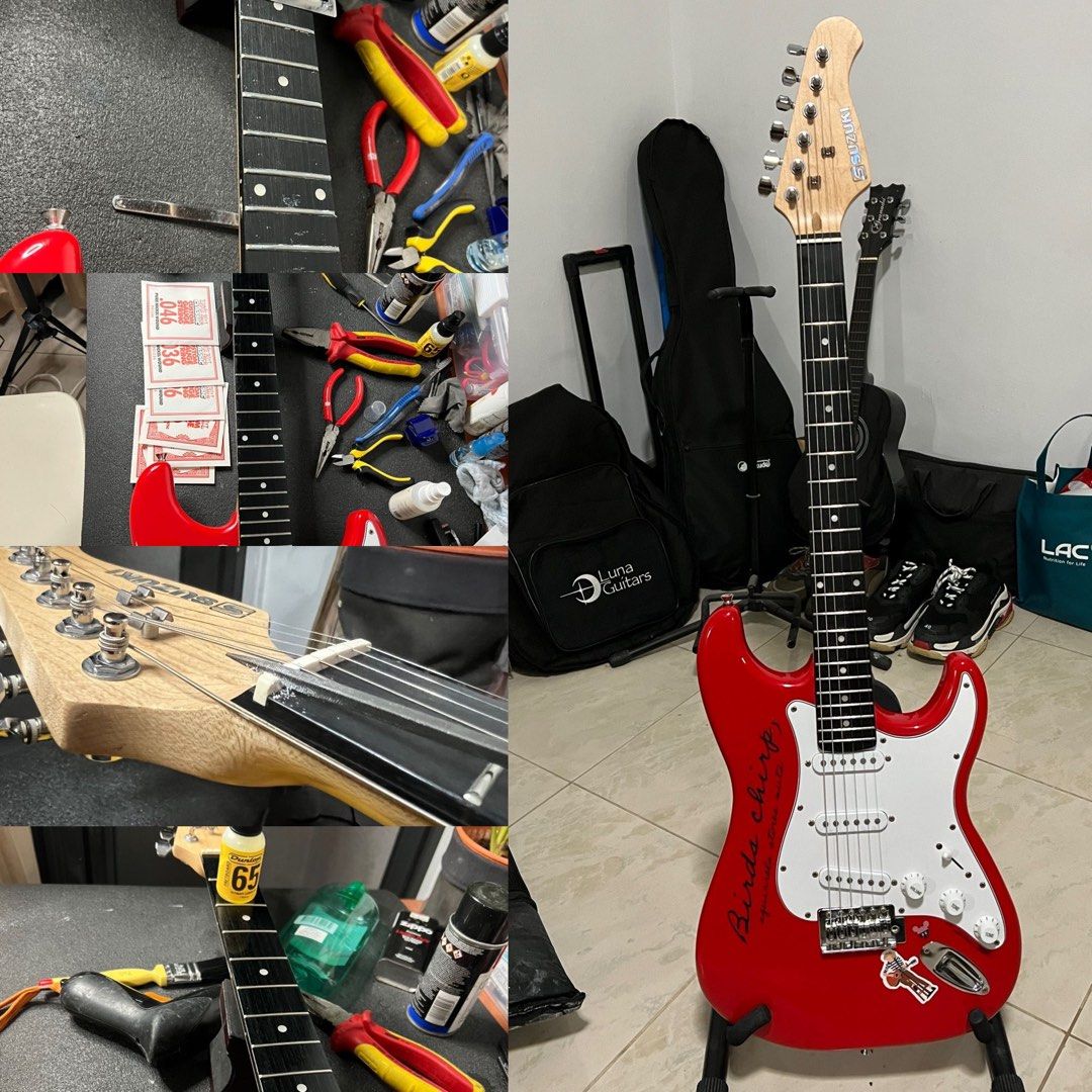 Acoustic Guitar/Electric Guitar/Ukulele/Bass Repair, Refurbishment