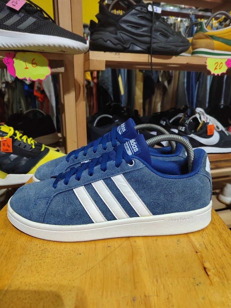 Adidas cloudfoam suede on sale