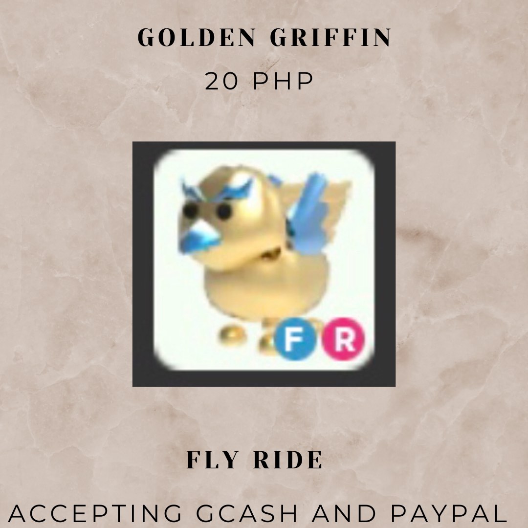Adopt Me Pets Golden Griffin, Video Gaming, Gaming Accessories, InGame Products on Carousell