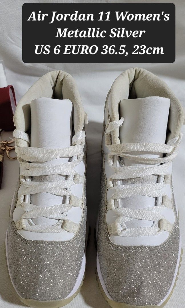 Jordan 11 metallic silver courir 2025