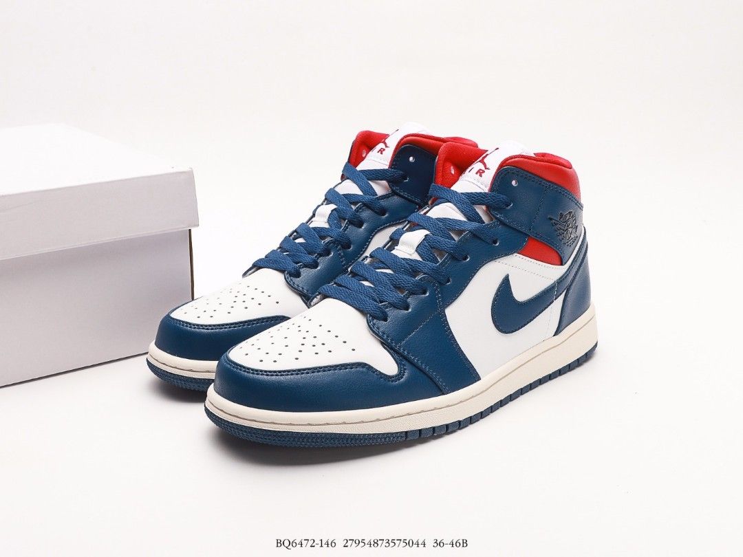 White blue and best sale red jordan 1