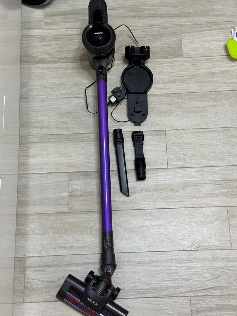 Airbot iRoom Purple 17KPa 45mins Cyclone Cordless Handheld