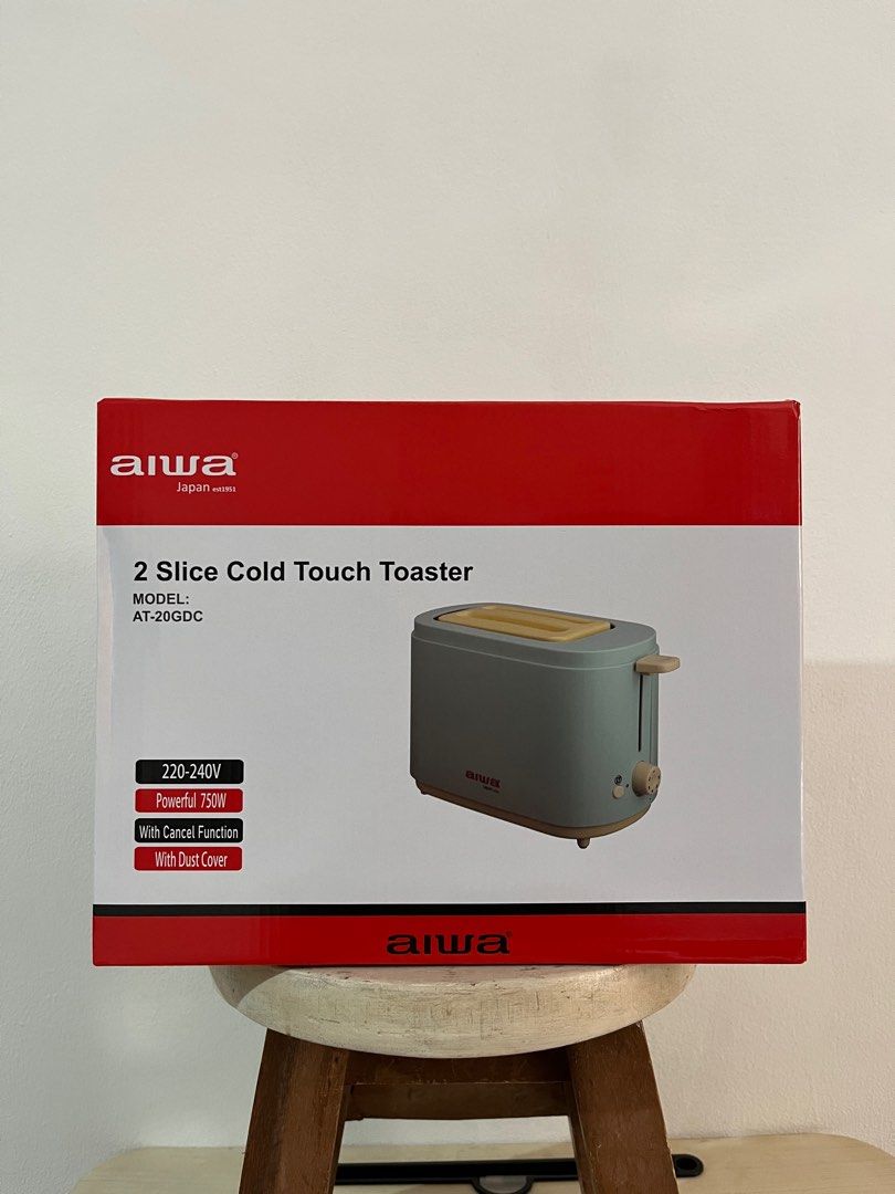 Aiwa Japan 2 Slice Cold Touch Toaster, TV & Home Appliances, Kitchen ...
