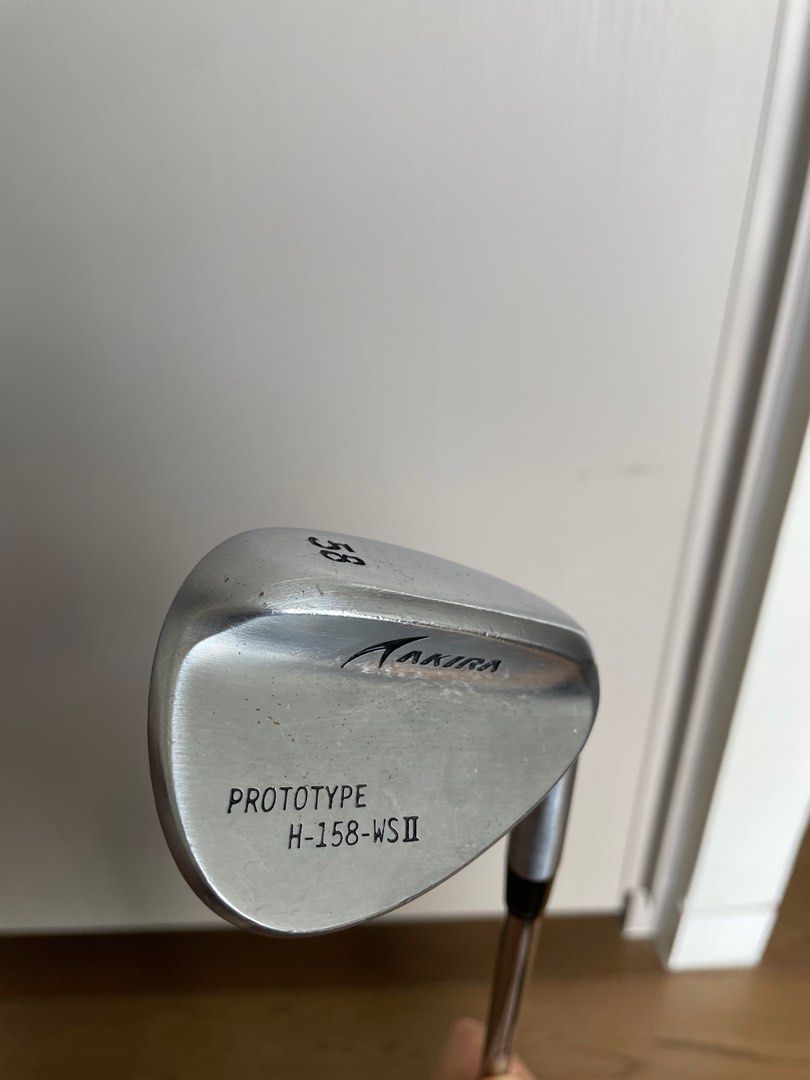 Japanese Akira Prototype H-158 58° Sand Wedge Regular Graphite Shaft Japanese Akira Prototype H-158 58° Sand Wedge Regular Graphite Shaft