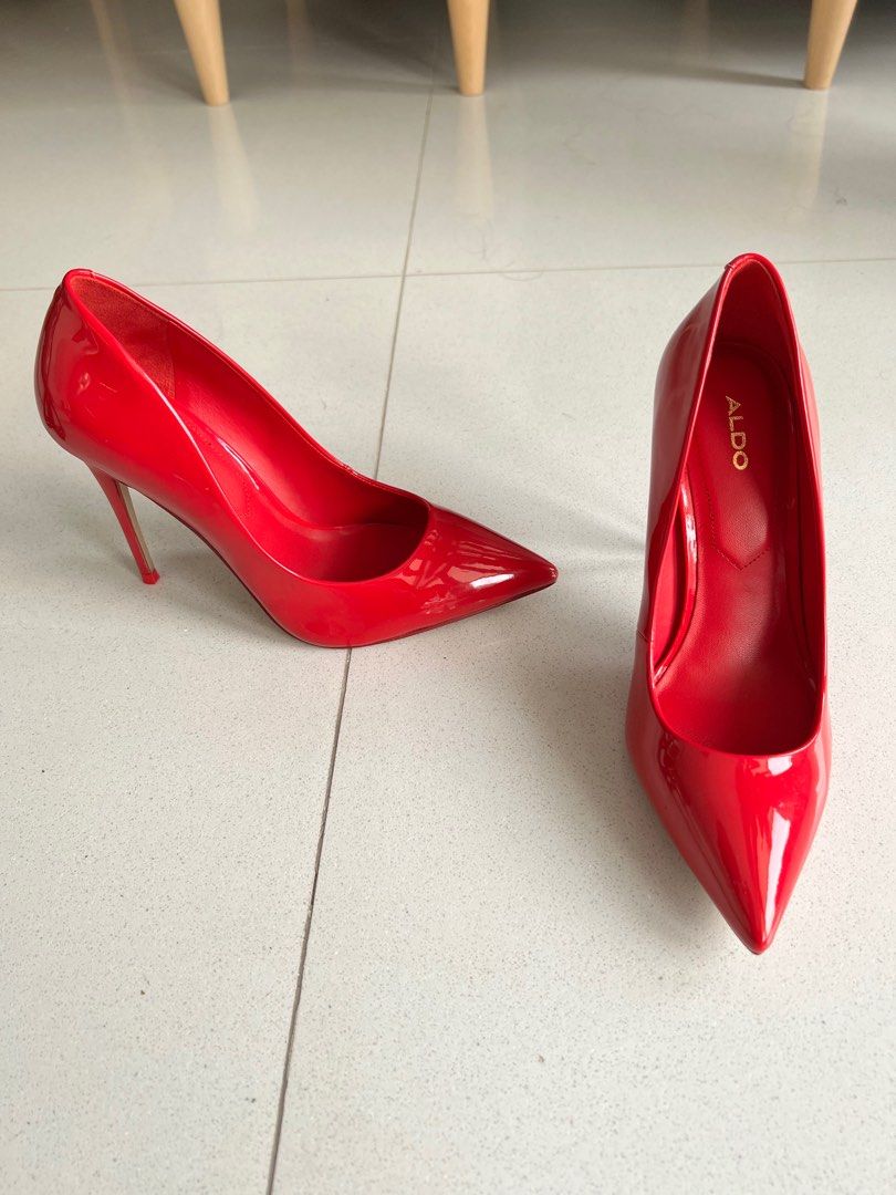 Aldo Red Heels Women s Fashion Footwear Heels on Carousell