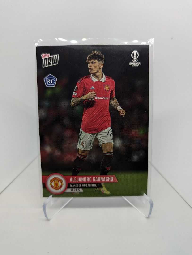 Alejandro Garnacho 2022-23 Topps Now UEFA Europa League /3749 #004 