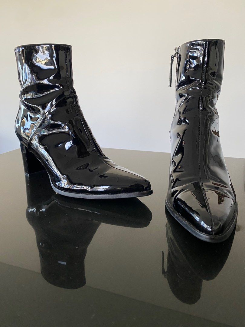 Wittner patent boots clearance