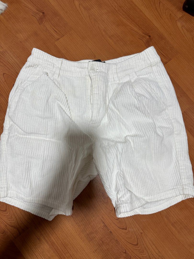 White corduroy shorts new arrivals