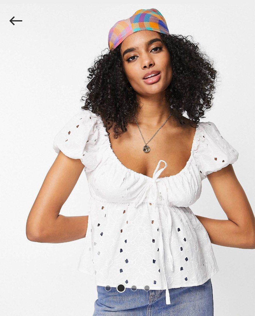 asos puff sleeve shirt