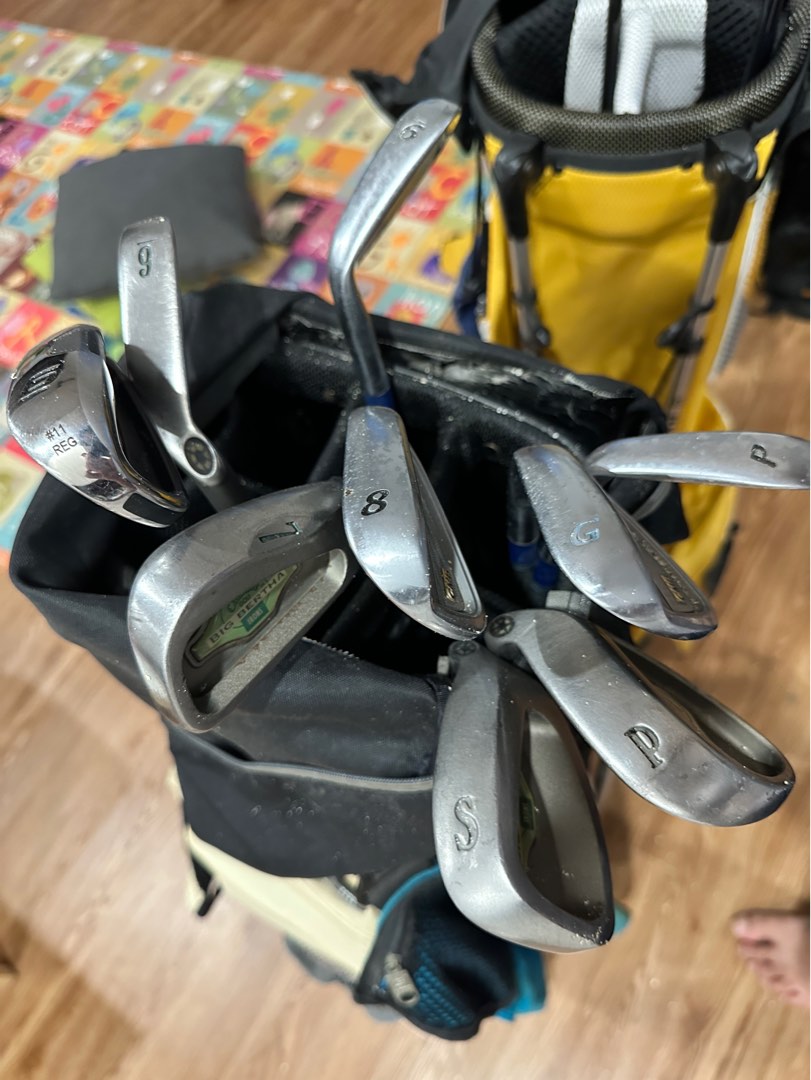 Assorted ladies golf irons, Sports Equipment, Sports & Games, Golf on