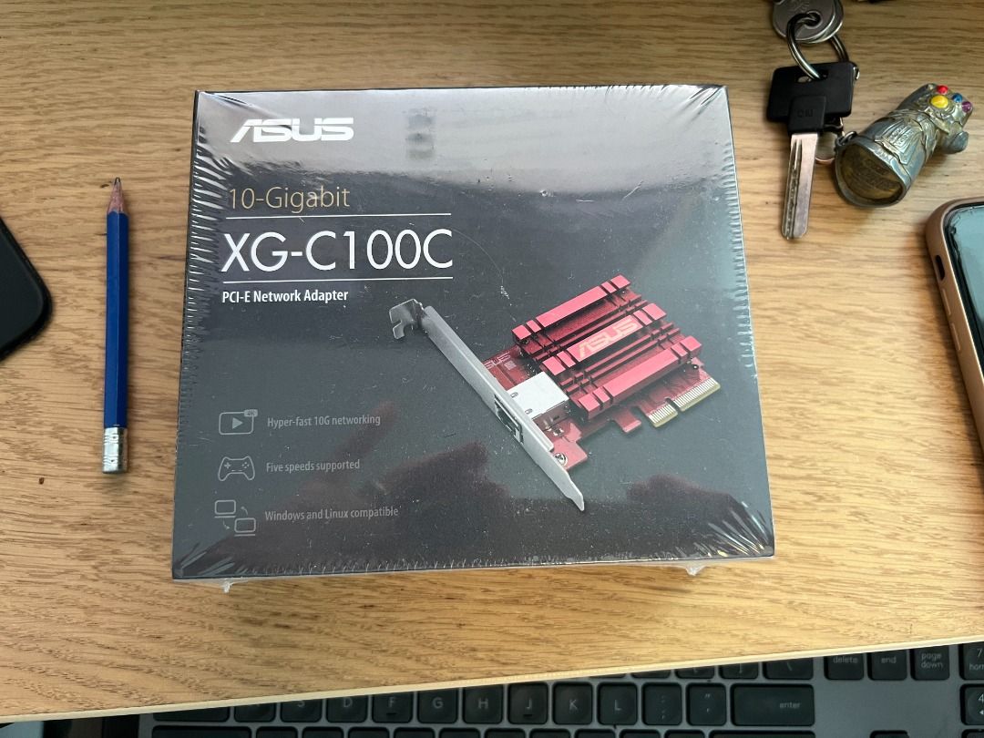 ASUS XG-C100C 10G Network Adapter Pci-E X4 Card with Single RJ-45