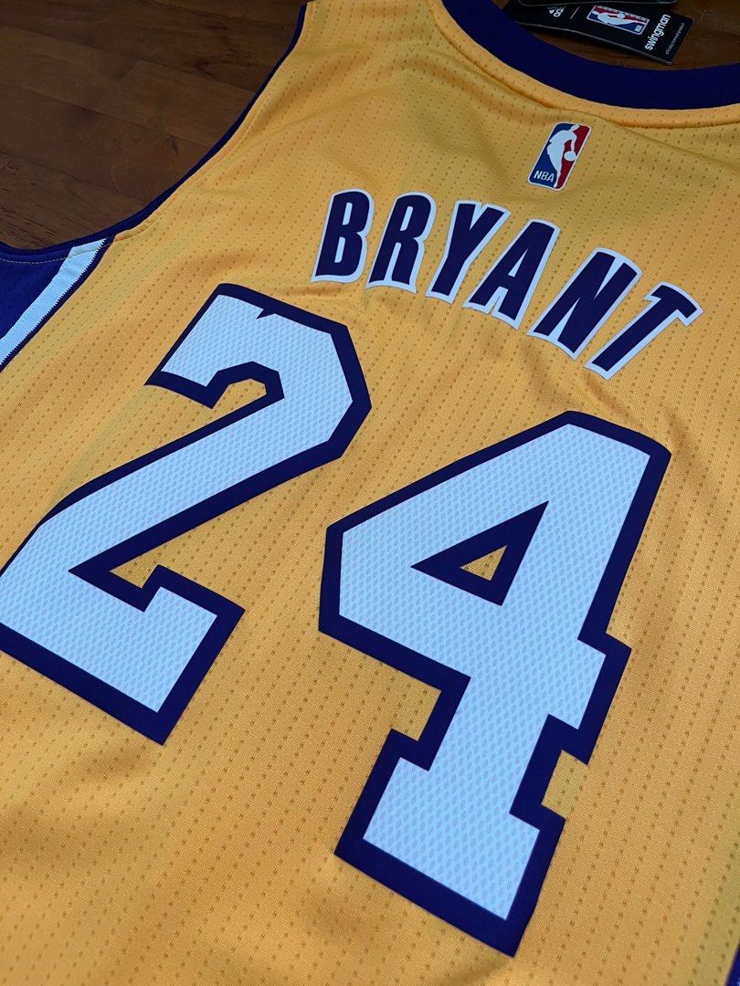 Kobe Bryant Los Angeles Lakers adidas Player Swingman Home Jersey - Gold