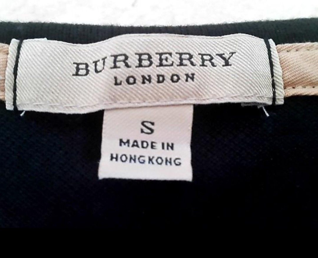Burberry london label authentic best sale