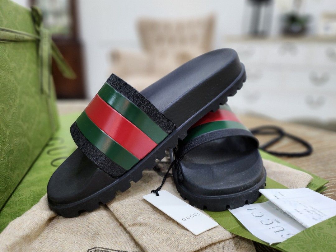 Gucci web slippers 2025