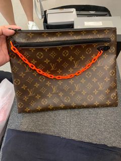 Louis Vuitton Virgil Abloh Damier Distorted Steamer Xs Handbag