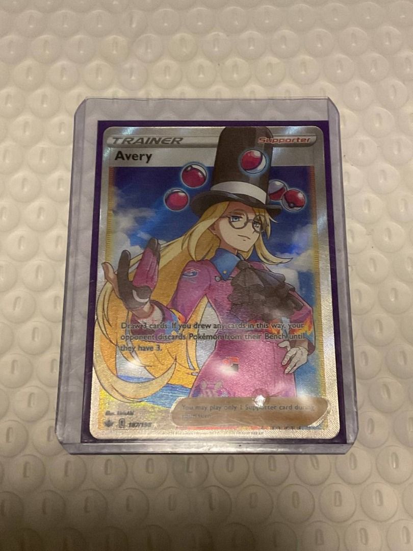 Avery #187 Pokemon Chilling Reign (not charizard or pikachu), Hobbies &  Toys, Toys & Games on Carousell