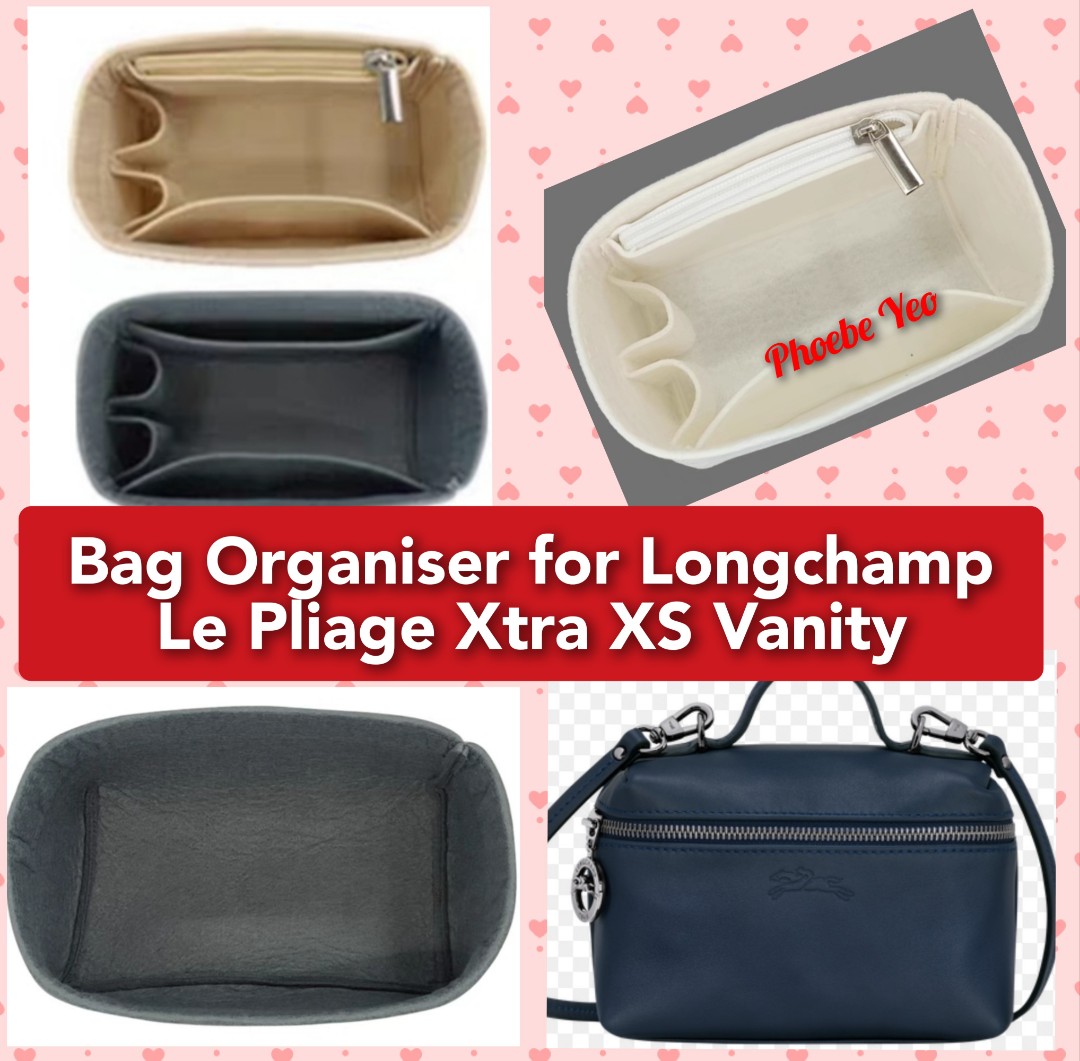 Bag Organizer for Le PANIER PLIAGE XTRA Vanity Xs Bag Insert 