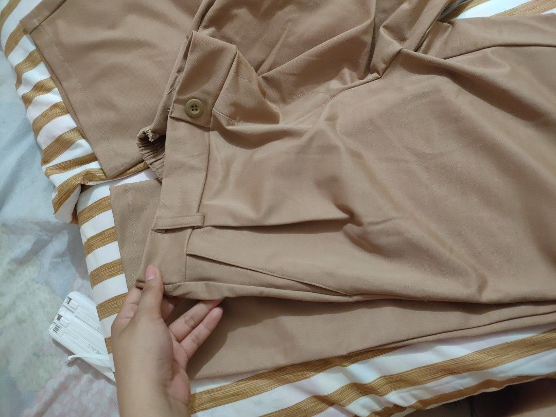 Baggy Trouser Pants - Brown