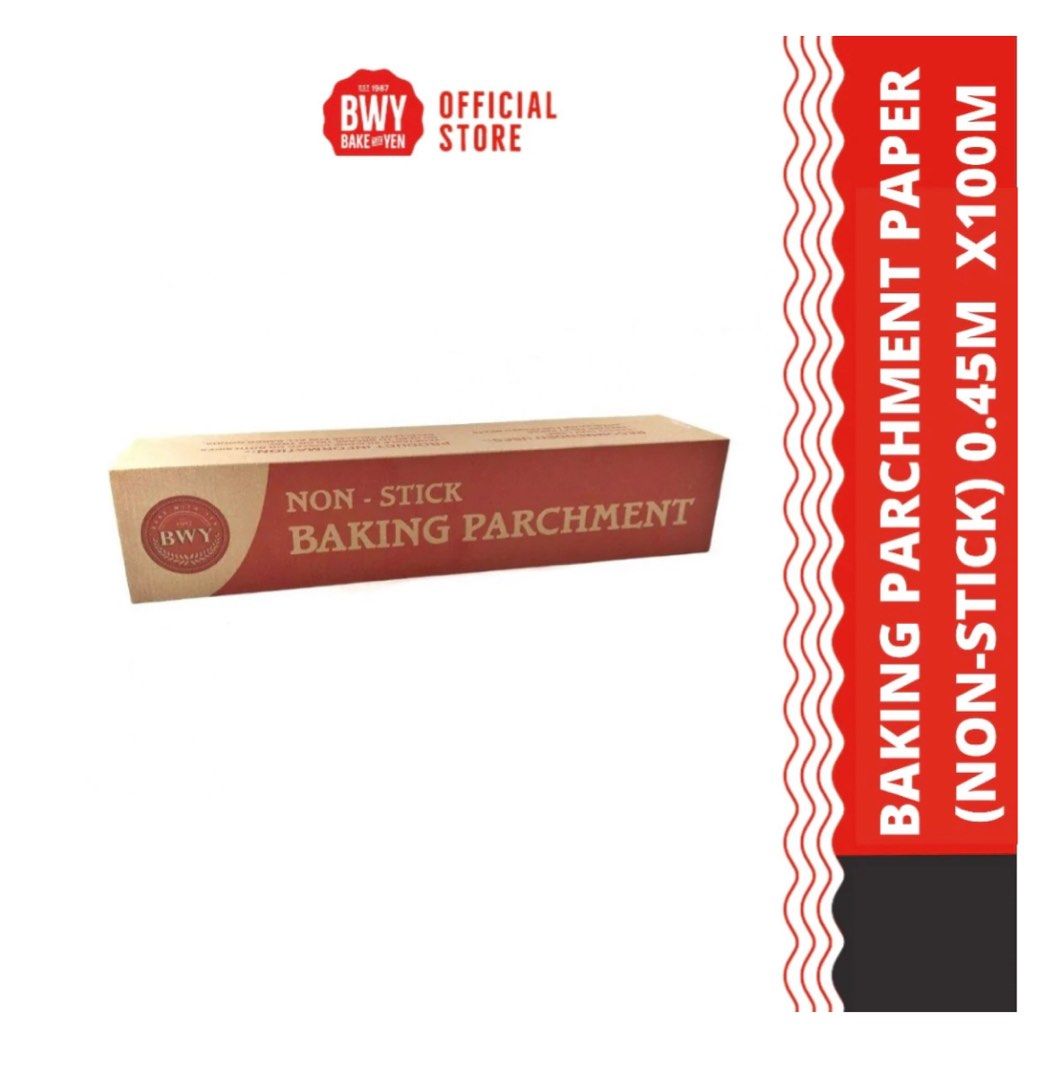 BAKING PARCHMENT PAPER (NON-STICK) 0.45M X100M – Bake With Yen