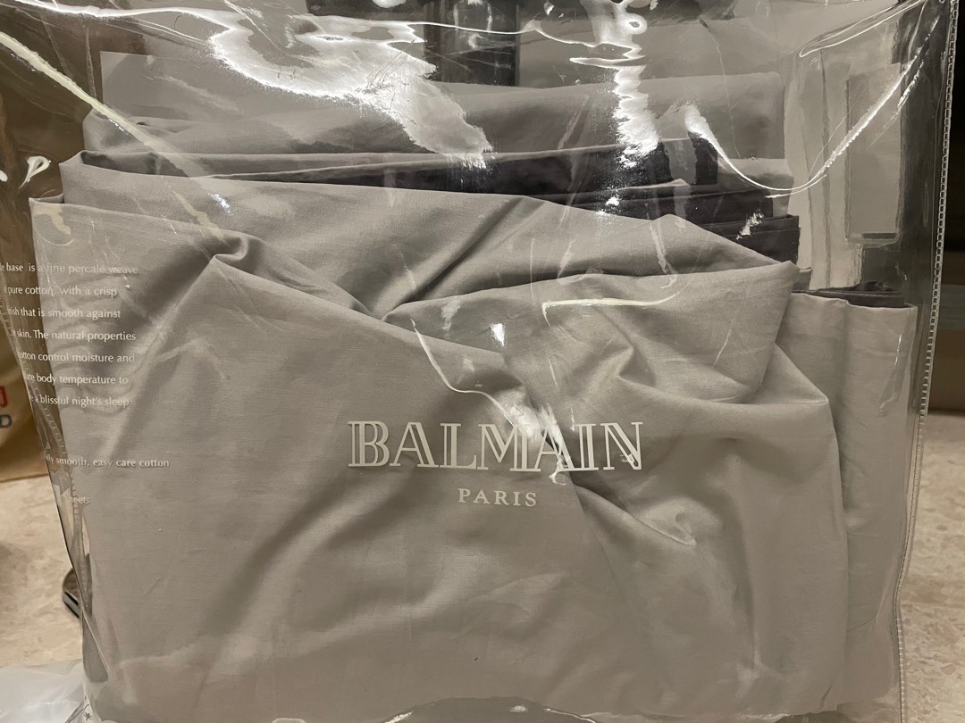 [Balmain] Quilt cover and bolster cover only, Furniture & Home Living