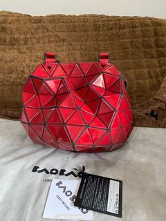 Bao Bao Issey Miyake Lock Mat Tote Bag Black Matte Bb63-Ag401-16 Handbag  Japan