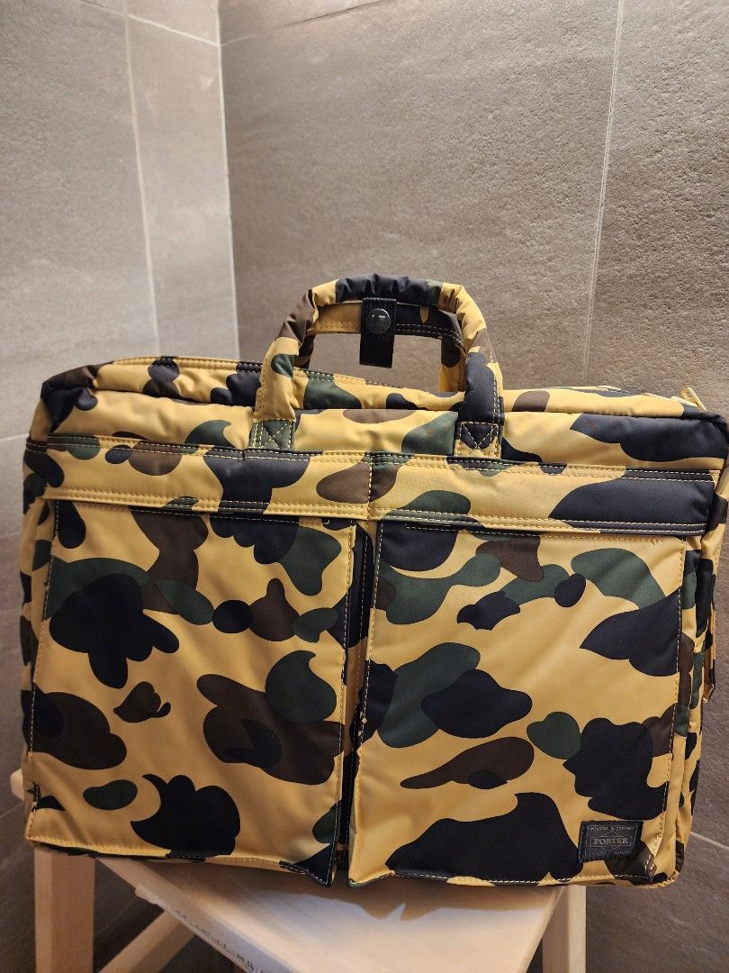 Bape x Porter 1st Camo Tanker 3-way Briefcase/ shoulder bag/ Backpack