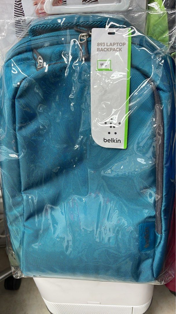 belkin 893 laptop backpack Belkin 893 15.6吋Laptop Backpack, 名牌, 手袋及銀包- Carousell