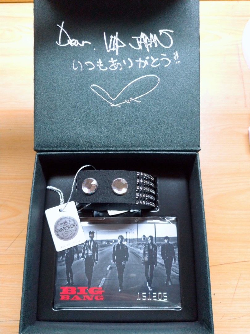 ビッグバン VIPシート特典 ブレスレット スワロフスキー BIGBANG VIP