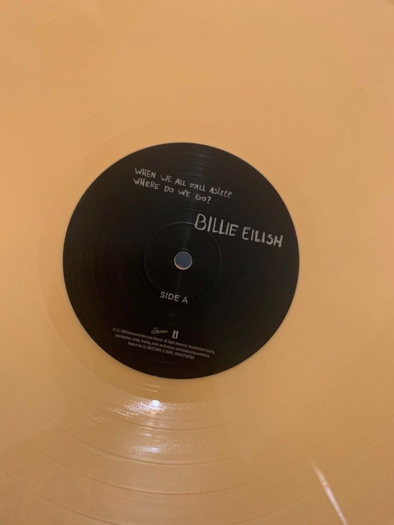 Billie Eilish - When We All Fall Asleep, Where Do We Go? (Limited Edition,  Apricot Vinyl) (LP)