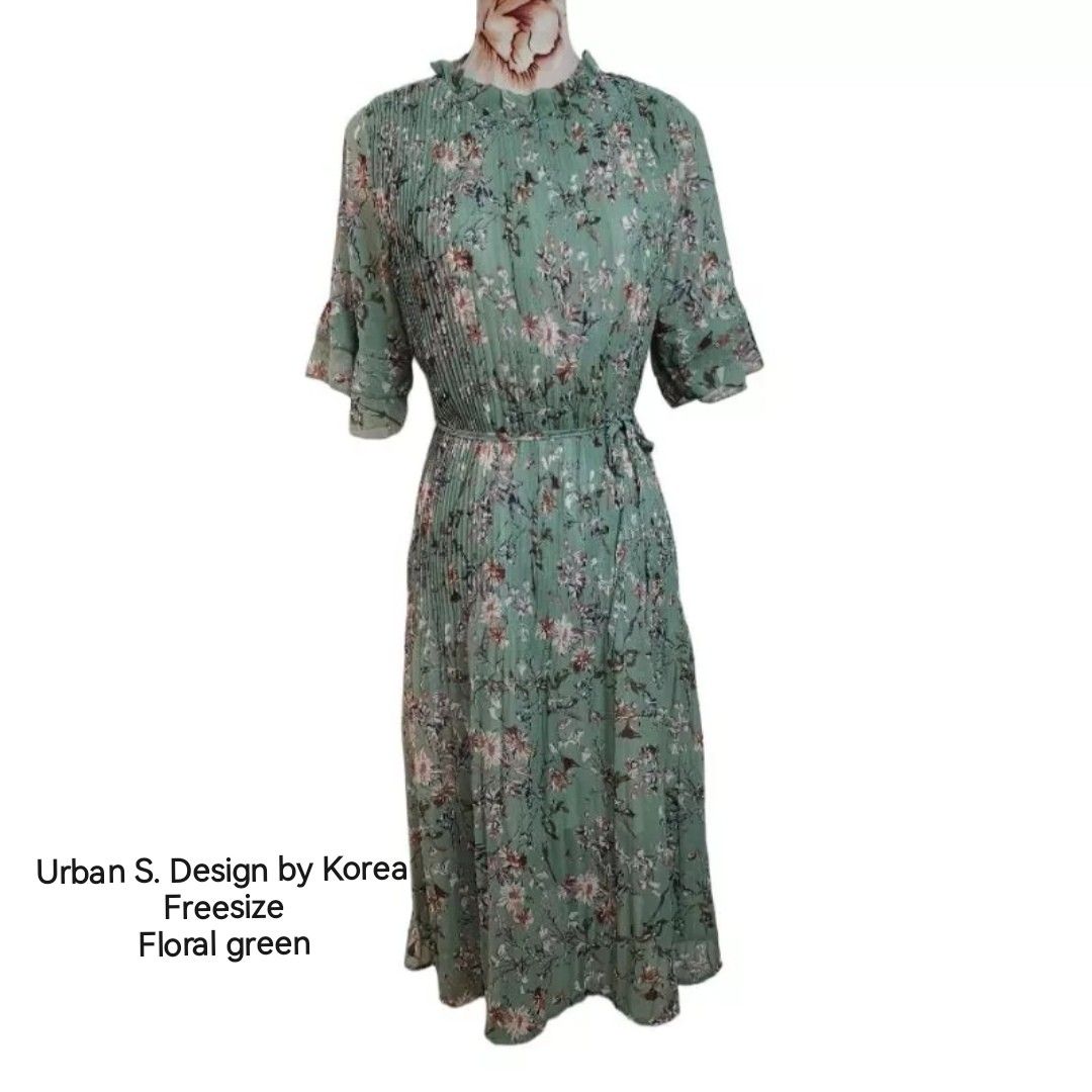 BKK Floral Dresses Women s Fashion Dresses Sets Dresses On Carousell made-in-thailand-crossed-back-spaghetti-sleeves-low-neckline-2-starp