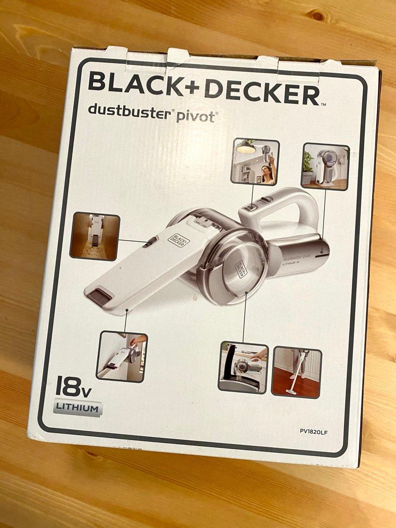 Black + Decker Dustbuster Pivot, TV & Home Appliances, Vacuum Cleaner