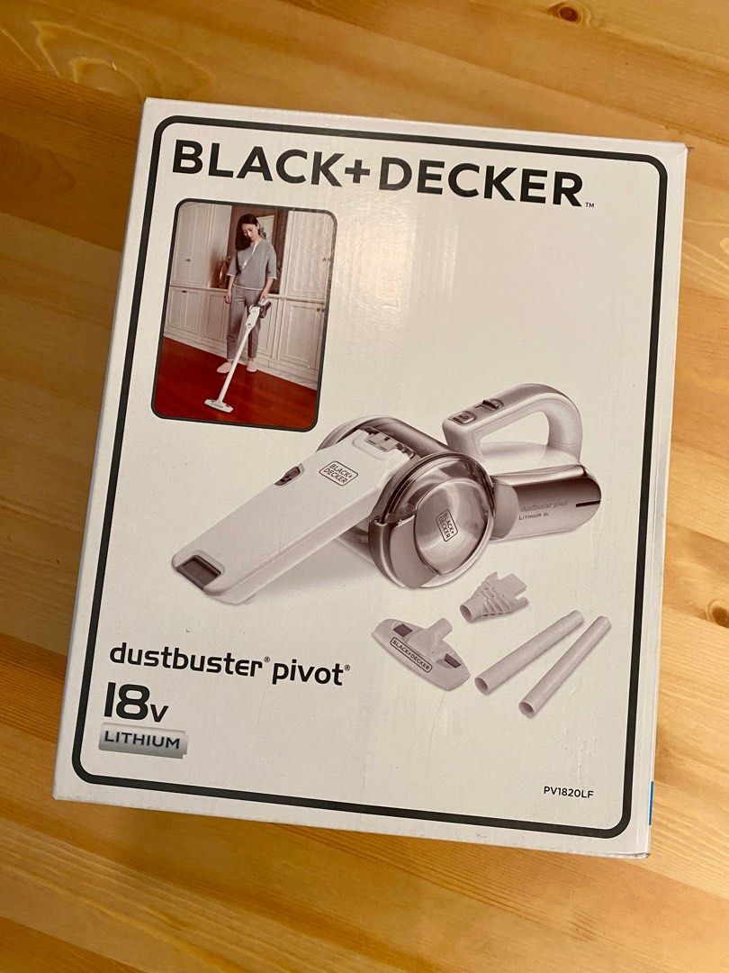 Black + Decker Dustbuster Pivot, TV & Home Appliances, Vacuum Cleaner