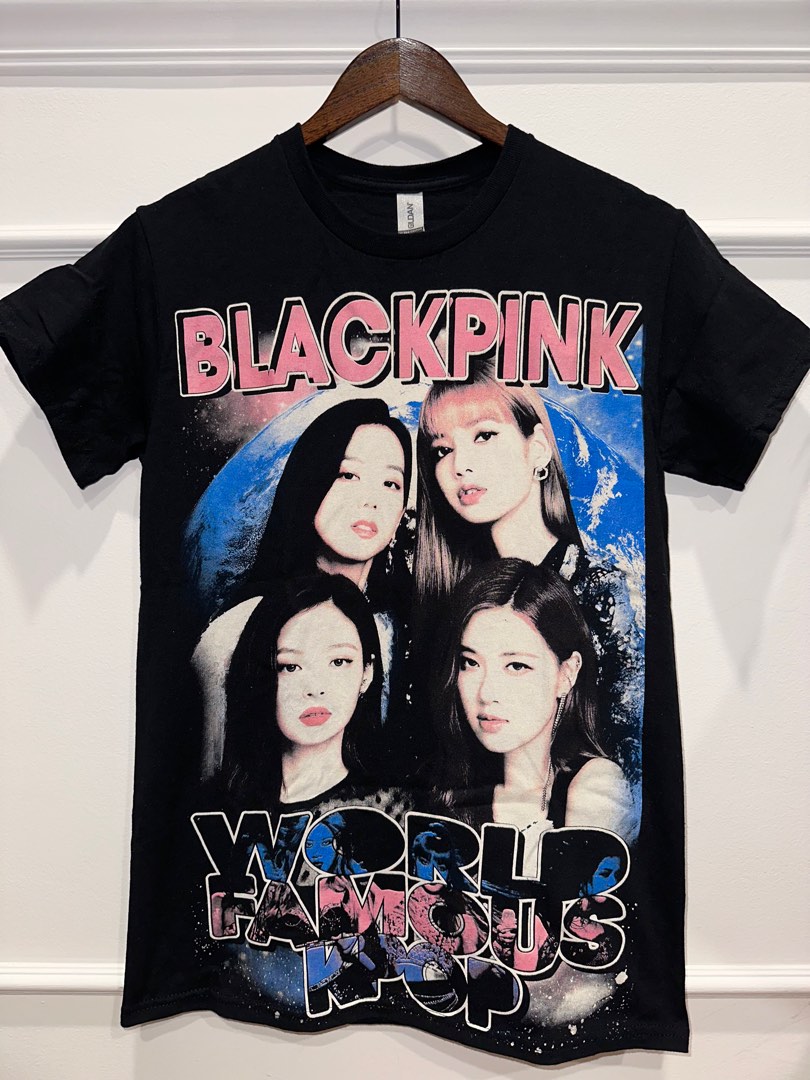 Blackpink tshirt, Women's Fashion, Tops, Shirts on Carousell