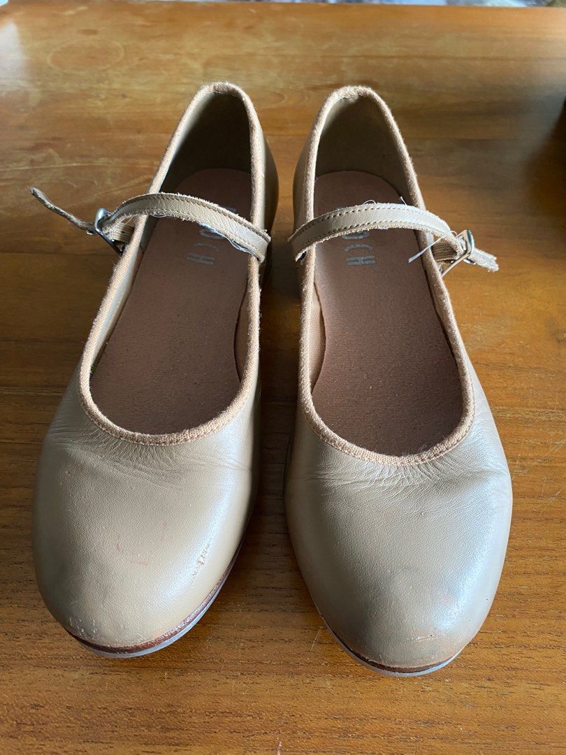 White leather tap shoes sale