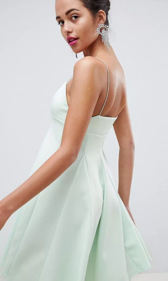 Scuba cami prom mini dress sale