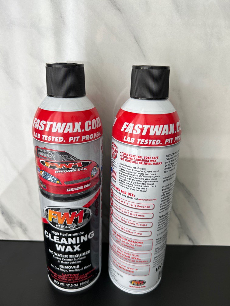 Fw1 wash and shop wax