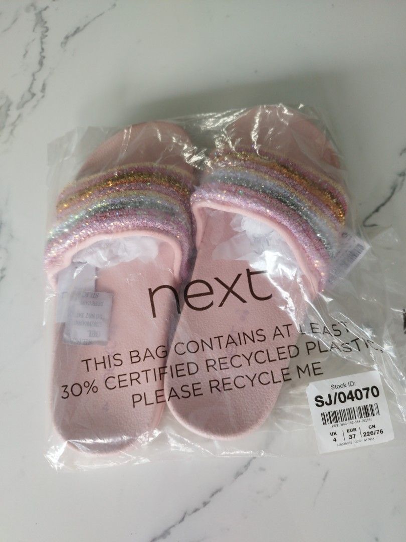 Next pink slippers online