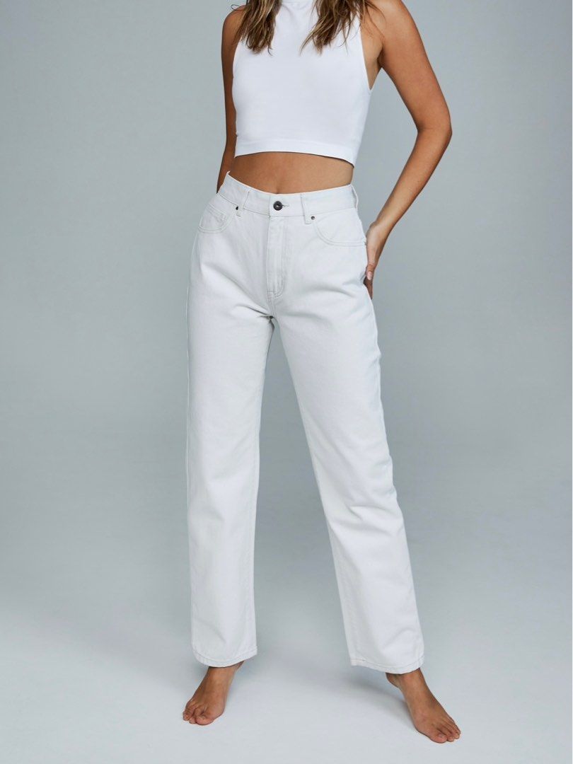 BNWT Cotton On Straight Leg Jeans in White