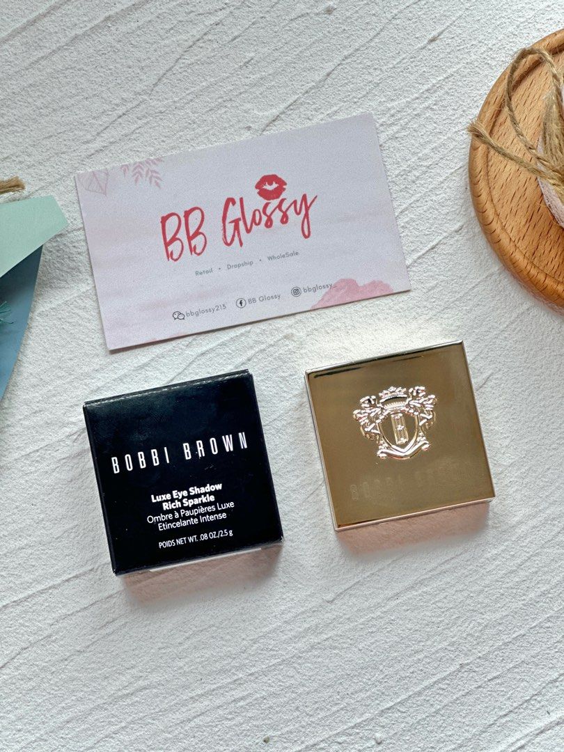 Bobbi Brown Luxe Eye Shadow Rich Sparkle 2.5g - Moonstone, Beauty ...