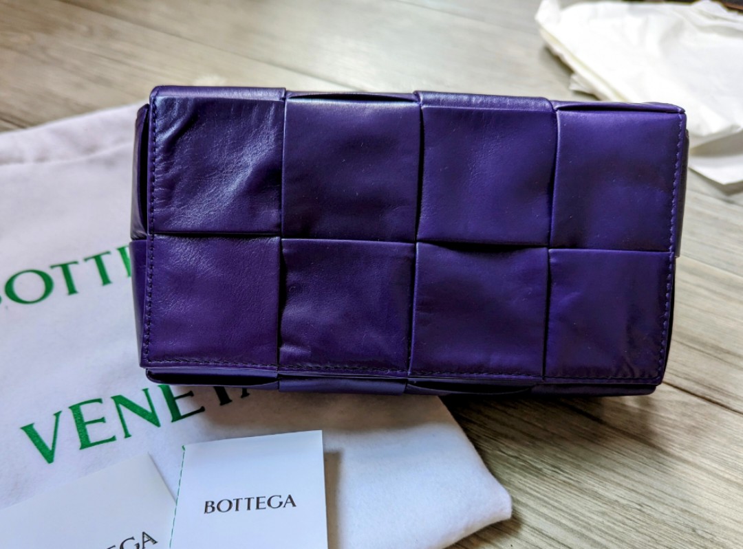Bottega Veneta mini candy cassette bag- Unicorn/Purple