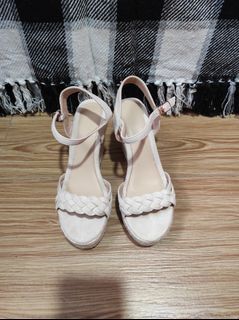 Braided Ankle strap Wedge Sandals