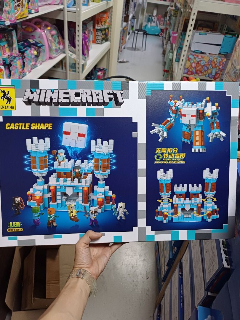 BRAND NEW- 850+ pcs Minecraft Block Set - Can transform - Lego ...