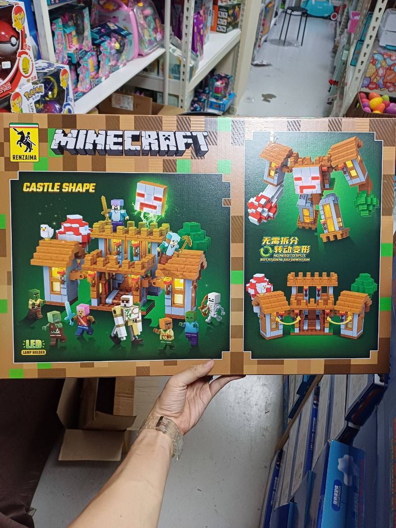 BRAND NEW- 850+ pcs Minecraft Block Set - Can transform - Lego ...